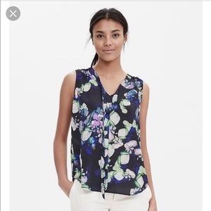 Banana Republic floral sleeveless top